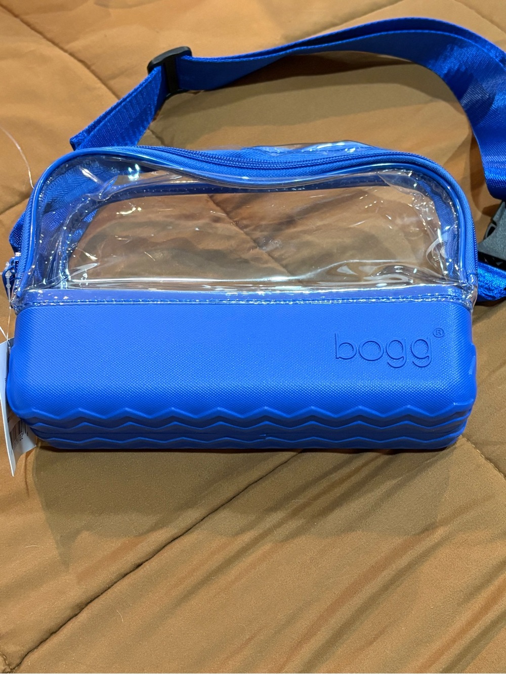 BOGG BAG Blue Clear Crossbody